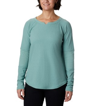Columbia Ženske Majice S Kapuljačom - Fall Pine Washed Crew Bakrene | BPFA-14863
